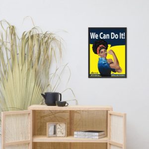 We Can Do It- Framed Wall Art