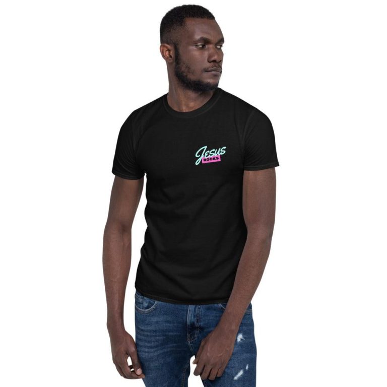 Jesus Rocks Adult T-Shirt