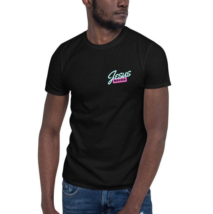 Jesus Rocks Adult T-Shirt