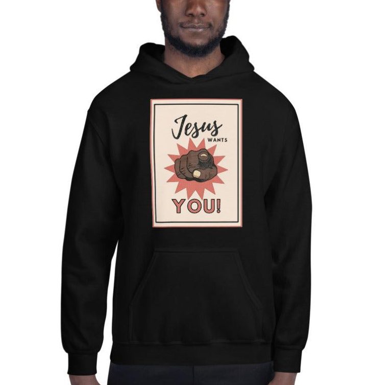 Jesus Wants You! Adult Hoodie