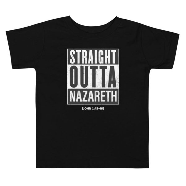 Straight Outta Nazareth-Little Kid's T-Shirt