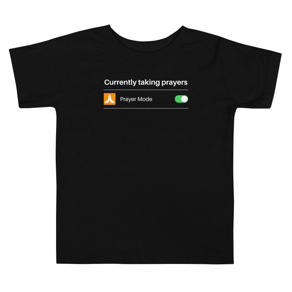 Currently On Prayer Mode - Little Kid's T-Shirt