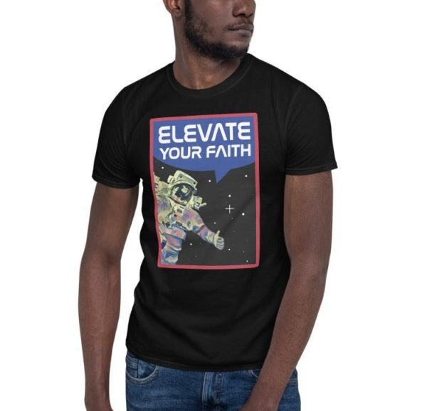 unisex-basic-softstyle-t-shirt-black-front-61ca0ebddcfb1_f97b11cc-203c-4e89-86ec-362a022bedba Elevate Your Faith Adult T-Shirt