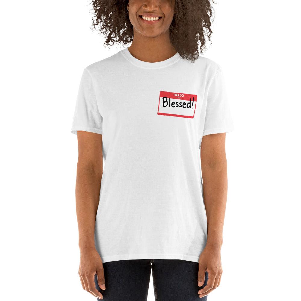 <strong>Hello I Am..Blessed!</strong><br>Adult T-Shirt