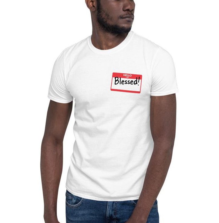 <strong>Hello I Am..Blessed!</strong><br>Adult T-Shirt