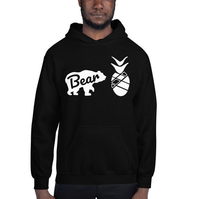 Bear Fruit-Black-Unisex Hoodie