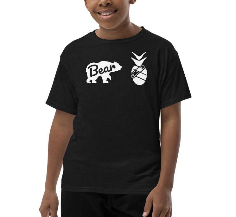 Bear Fruit Big Kid's T-Shirt