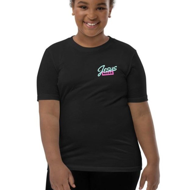 Jesus Rocks Big Kids T-Shirt