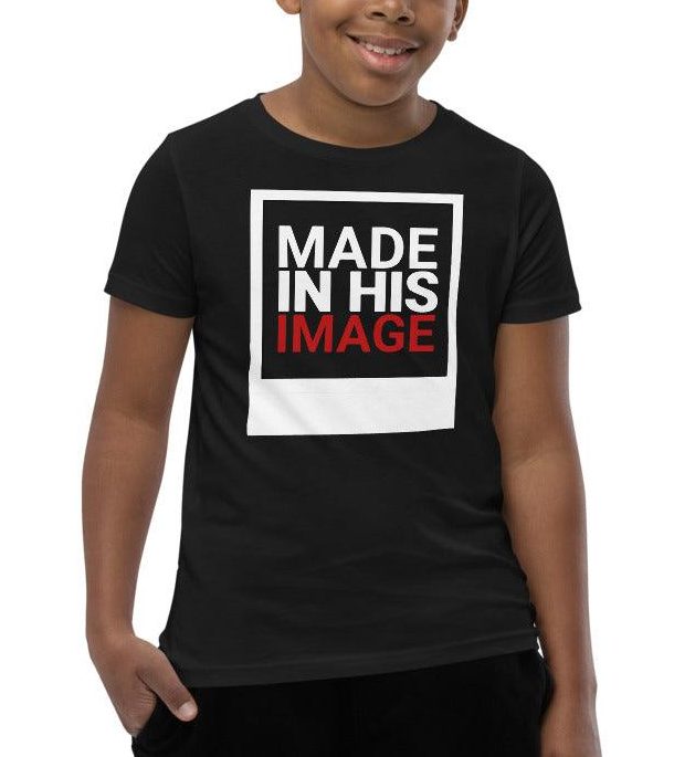 Made In His Image Big Kids T-Shirt