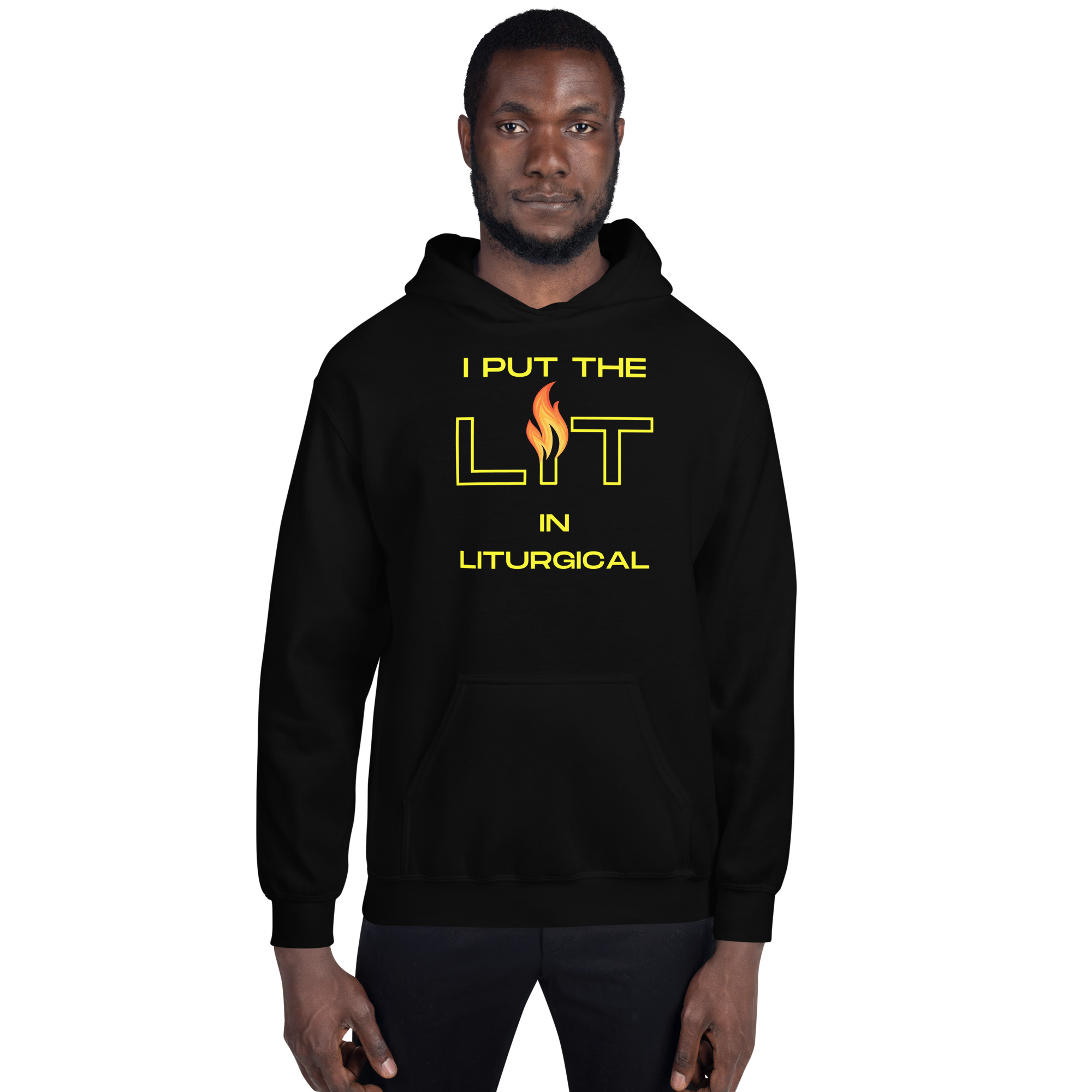 <strong>I Put The Lit In Liturgical</strong><br>Adult Hoodie
