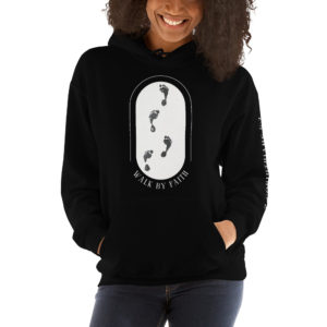 Walk By Faith Adult Hoodie