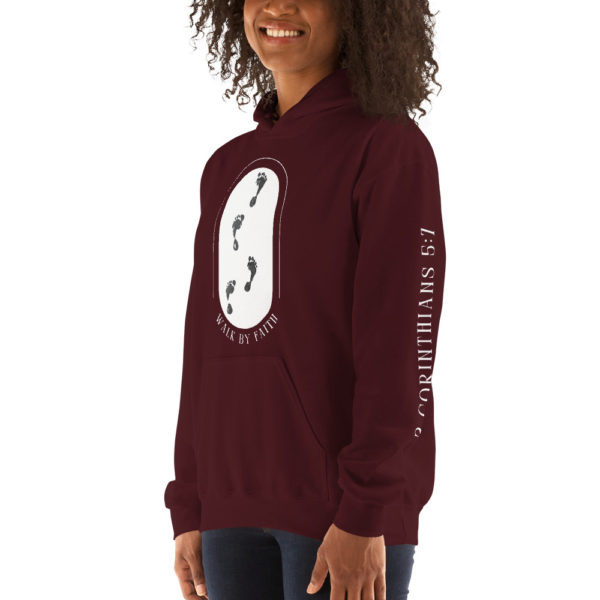 unisex-heavy-blend-hoodie-maroon-left-front-640da811579a9.jpg Walk by Faith Adult Hoodie