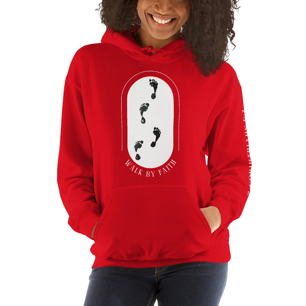 <strong>Walk by Faith</strong><br>Adult Hoodie