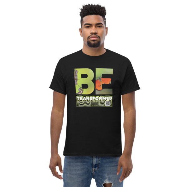 mens-classic-tee-black-front-64c78743315a5.jpg Be Transformed Adult T-Shirt