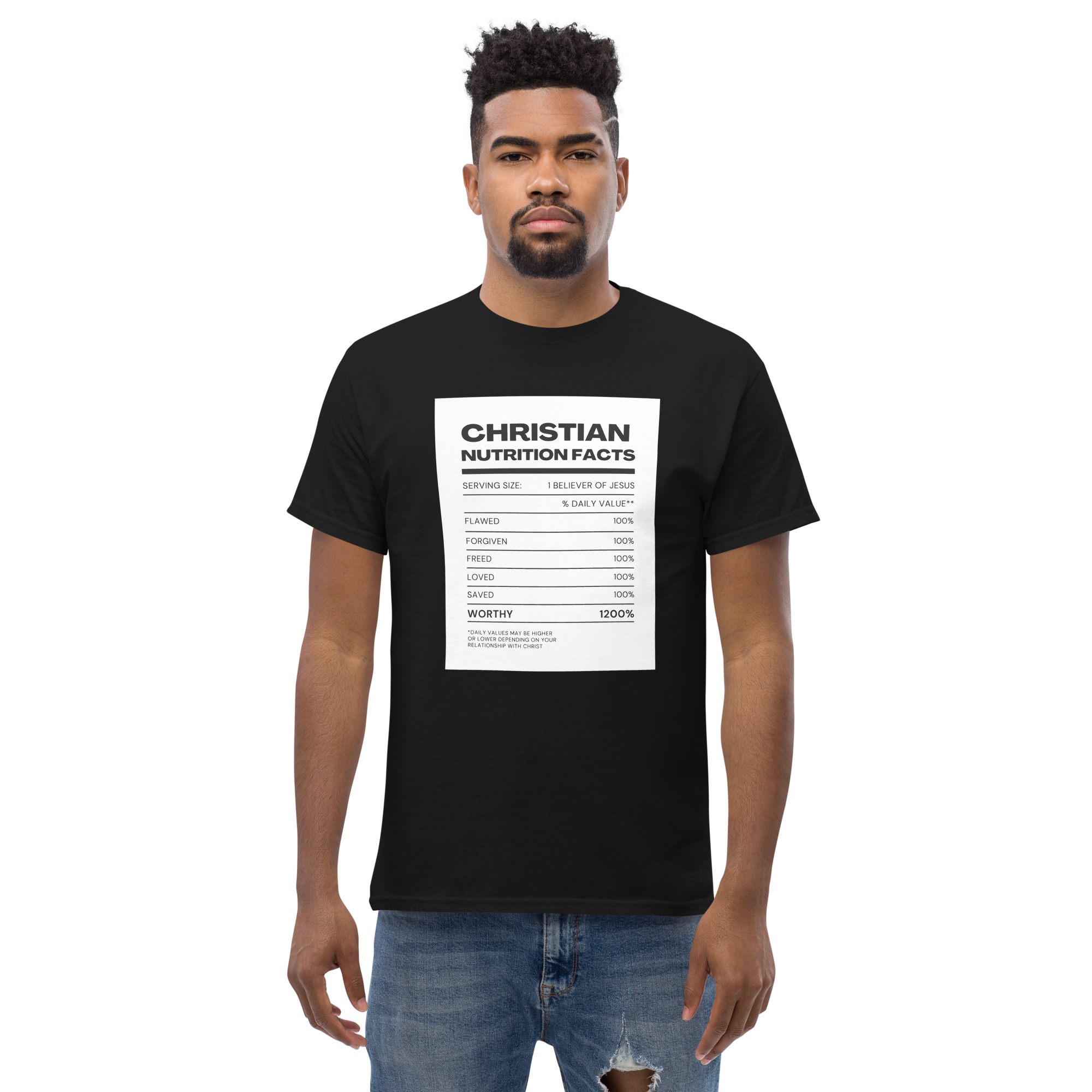 <strong>Nutrition Facts</strong><br> Adult T-Shirt
