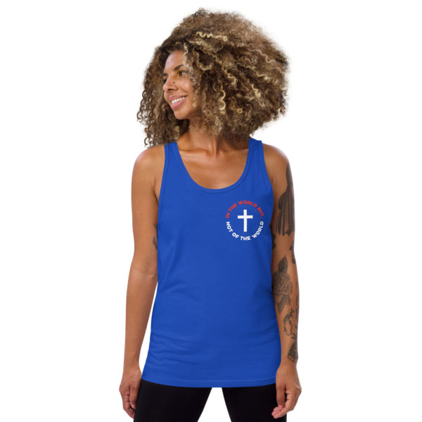 In The World, Not Of.. Adult Tank Top