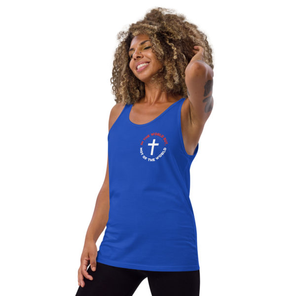In The World, Not Of.. Adult Tank Top