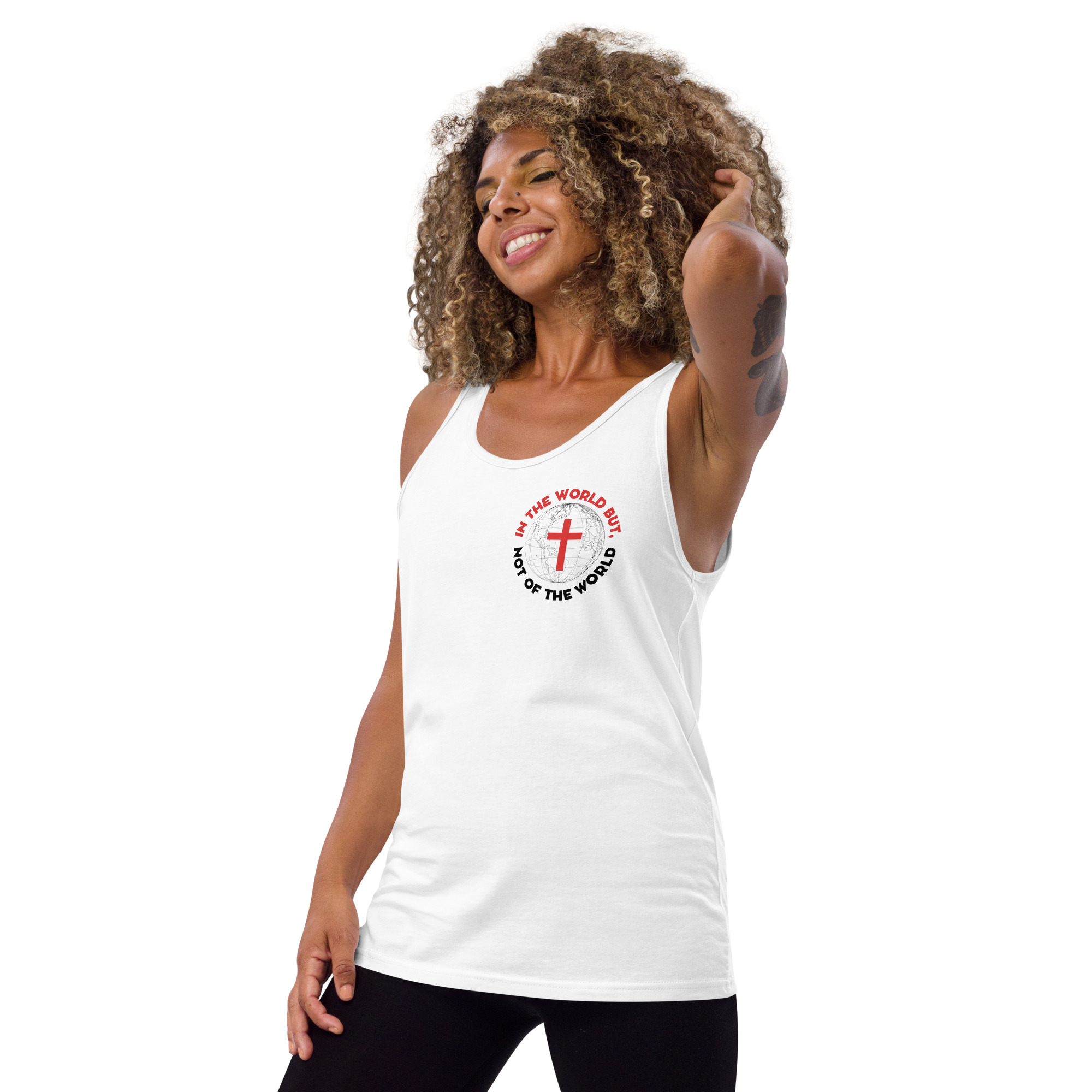 <strong>In The World, Not Of..</strong><br>Adult Tank Top